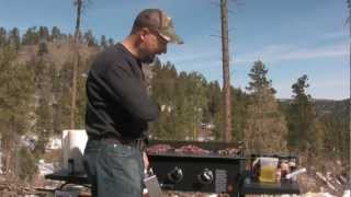 Mesquite Elk venison Burgers in the mountains [upl. by Maurie14]