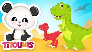 LES DINOSAURES  Comptines et Chanson pour Enfants enfants titounis [upl. by Gnourt]