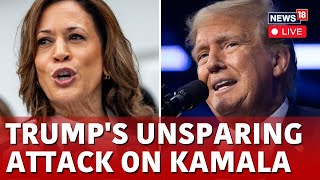 Trump Speech LIVE  Donald Trumps Fiery Rally Live  Trump Attacks Kamala Harris  Trump News N18G [upl. by Anisor]