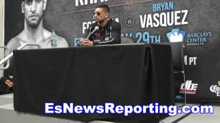 Amir Khan Full Post Fight Press Conference  EsNews Boxing [upl. by Beetner623]