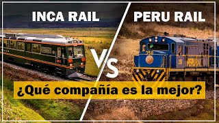 ✅ Inca Rail 🆚 Peru Rail ⏩ ¿Qué compañía de tren es la mejor a Machu Picchu [upl. by Weylin]