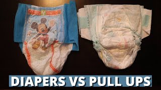 Diapers vs Pull Ups  Whats the Difference amp Which is Better [upl. by Elorac]