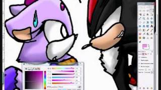 Shadaze Vs Silvaze Speedpaint [upl. by Marlee]