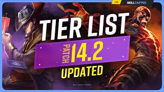 NEW UPDATED TIER LIST for PATCH 142  League of Legends [upl. by Alfeus]