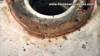 How to Fix a Toilet  Cement SubFlooring Repairs  Part 1 of 2 [upl. by Notla]