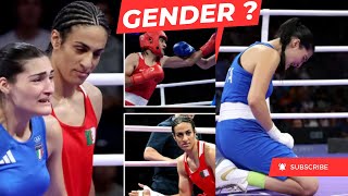 Algerian Boxer Imane Khelifs Controversial 46 Second Win at Paris Olympics against Angela Carini [upl. by Kciredor]