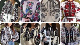 Cross Stitch embroidery clothing Neckpatti design and ideas [upl. by Helmut502]