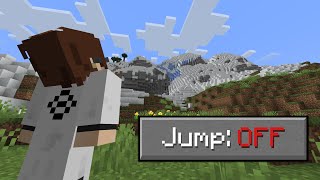 Minecraft But I CAN’T JUMP [upl. by Yerroc]