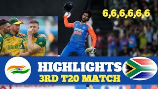 IND vs south africa 3rd T20 highlights IND vs SA match highlightscricket highlights [upl. by Ennoved]