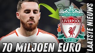 LIVERPOOL LIJKT MISSTAP VAN 70 MILJOEN TE BEGAAN NA OPLEVING RYAN GRAVENBERCH [upl. by Guimar]