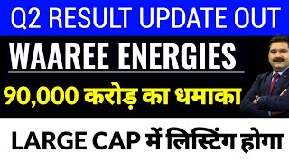 waaree energies Q2 Result खुशखबरीwaaree energies share newswaaree energies ipo [upl. by Ruthy]