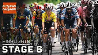 Critérium du Dauphiné 2024 Stage 6  EXTENDED HIGHLIGHTS  672024  Cycling on NBC Sports [upl. by Brown]