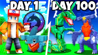 I Spent 100 Days as a DRAGON TRAINER in Minecraft Pokémon Against my Rival Duos Cobblemon [upl. by Gilliam733]