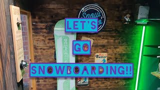 DO YOU LOVE SNOWBOARDING WELL  LETS GO SNOWBOARDING SnowGo HitThePiste [upl. by August]