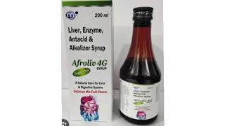 Afroliv 4G SYRUP Liver Enzyme Antacid amp Alkalizer Syrup A Natunsi Care for Liver Digestive System [upl. by Landry699]