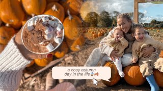 A COSY OCTOBER VLOG Pumpkin Picking amp Family Fun [upl. by Animor587]