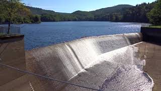 Staustufe Staudamm Rursee Obersee Eifel Sommer 2017 [upl. by Linad]