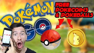 How To Get More Pokeballs amp Free PokeCoins  Pokemon Go [upl. by Acirema400]