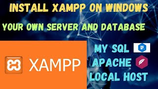 XamppHow to install xampp on windowsxampp server localhostRegistration form php mysql [upl. by Nazler635]