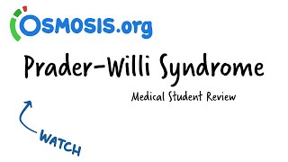 PraderWilli Syndrome Osmosis Study Video [upl. by Barnett]