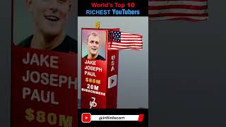 Worlds richest youtubers  youtubers  top richest youtubers youtubers entertainment asmr [upl. by Almeda]