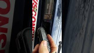 06 Caravan rear hatch wont open DIY fix [upl. by Koehler]