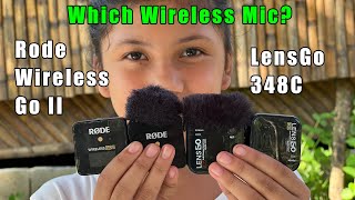 Lensgo 348C Wireless Mic Rode Wireless Go II Killer [upl. by Paver546]