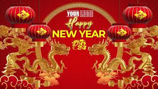 Background Happy New Year visual tết  background chúc mừng năm mới Background tết [upl. by Cecilla250]