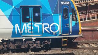 Alstom XTrapolis 100  Metro Trains Melbourne  Departing South Yarra to Frankston [upl. by Eibo392]