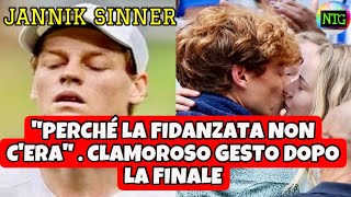 Jannik Sinner vince tutto ma spunta un indizio shock sulla sua fidanzata [upl. by Weide]