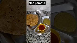 Aloo paratha food recipe cooking shorts [upl. by Neelhtac]