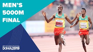 Mens 5000m Final  World Athletics Championships Doha 2019 [upl. by Tarabar]