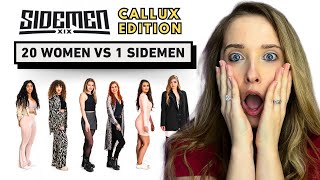 Reaction TO 20 WOMEN VS 1 SIDEMEN CALLUX EDITION [upl. by Nahaj]