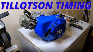 Tillotson 212 gets some timing advance7 degree flywheel key [upl. by Naara295]