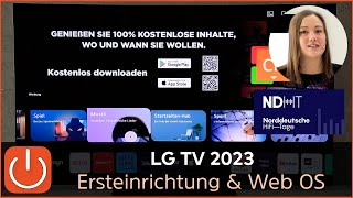 LG Ersteinrichtung TV Line Up 2023  webOS23  Sendersortierung  nützliche Features [upl. by Adaiha]