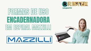 Como Utilizar Encadernadora Perfuradora A4 Mazzilli Manual de Uso [upl. by Kilby435]