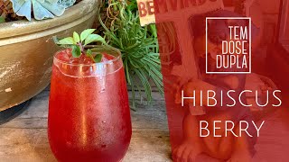 DRINK DE VODKA COM MORANGO  Hibiscus Berry [upl. by Erine]