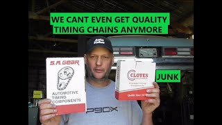 cloyes timing chain sets are total JUNK bet you installed it anyways fool sbc 350 build [upl. by Nodarb]