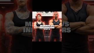 MARINES VS FITNESS INFLUENCERS PT2 💀 gymedit gym bodybuilder [upl. by Lance]