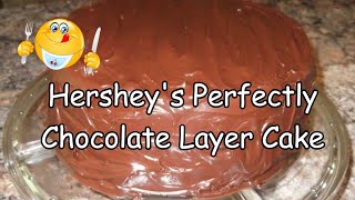 Hersheys Perfectly Chocolate Cake All From Scratch [upl. by Arliene]