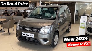 Maruti Suzuki Wagon R 2024 New Model  2024 New Model Wagon r  On Road Price Full Review [upl. by Larina]