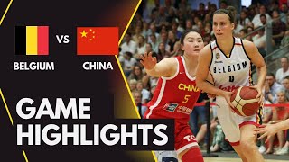 BELGIUM VS CHINA  PARIS OLYMPICS WOMEN’S BASKETBALL FRIENDLY MATCH FULL HIGHLIGHTS ｜ Jun 28 2024 [upl. by Aikimat]