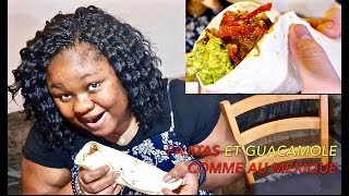 food mexique recettes FAJITAS ET GUACAMOLE COMME AU MEXIQUE [upl. by Zacherie]