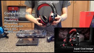 Unboxing amp Review  Micolindun HunterSpider V3 Gaming Headset Review [upl. by Elena406]