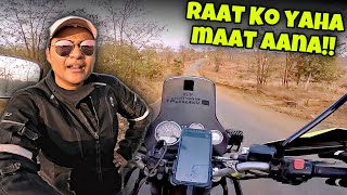 Raat ko bahot darawana hai yeh route  RiderGirl Vishakha [upl. by Secilu]