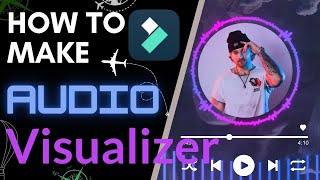 How to Make Audio Visualizer in Filmora 【EASY】 [upl. by Chaddie]