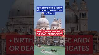 How to find out if you are eligible for Italian Citizenship [upl. by Manaker]