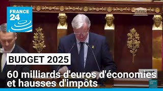 France  60 milliards deuros déconomies et hausses dimpôts dans le projet de budget 2025 [upl. by Toni]