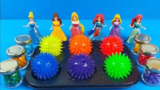 Disney Princess Doll Makeover DIY Miniature Ideas for Barbie Wig Derss Feceup Barbie dolls [upl. by Erdna]