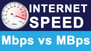 Internet Speeds Explained  Mbps vs MBps  Bits vs Bytes Difference in Hindi [upl. by Maxim]